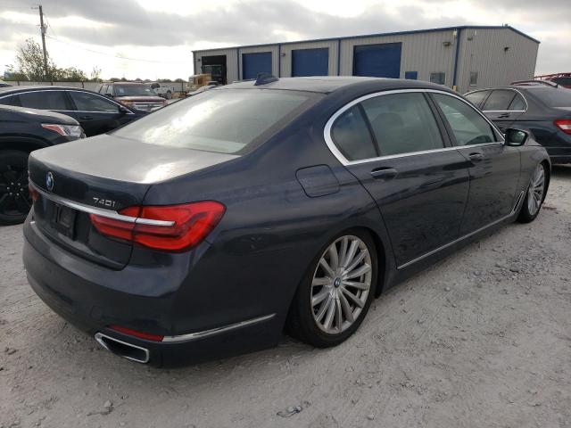 WBA7E4C5XHGU99064 - 2017 BMW 740 XI GRAY photo 3