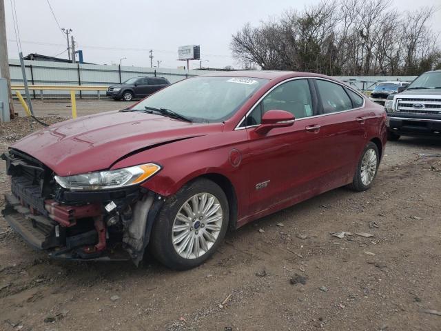 3FA6P0PU3GR206766 - 2016 FORD FUSION SE PHEV BURGUNDY photo 1