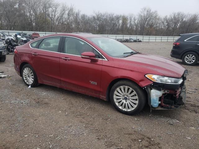 3FA6P0PU3GR206766 - 2016 FORD FUSION SE PHEV BURGUNDY photo 4