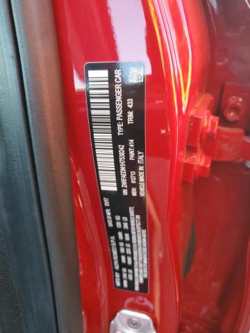 ZARFAEDN1H7538242 - 2017 ALFA ROMEO GIULIA Q4 წითელი ფოტო 12