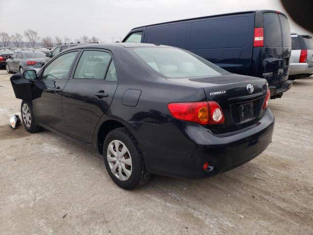 JTDBL40E79J036536 - 2009 TOYOTA COROLLA BASE BLACK photo 2