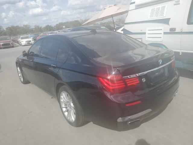 WBAYE8C54ED135831 - 2014 BMW 750 LI BLACK photo 2