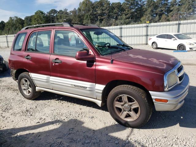 2CNBE634226944075 - 2002 CHEVROLET TRACKER LT BURGUNDY photo 4