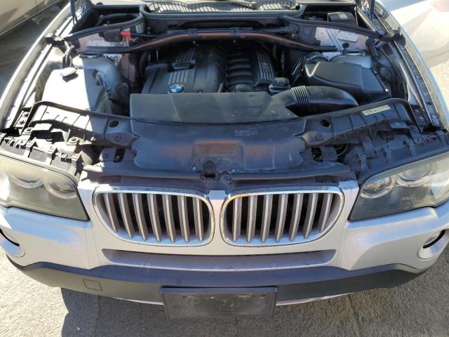 WBXPC93477WF04132 - 2007 BMW X3 3.0SI SILVER photo 12