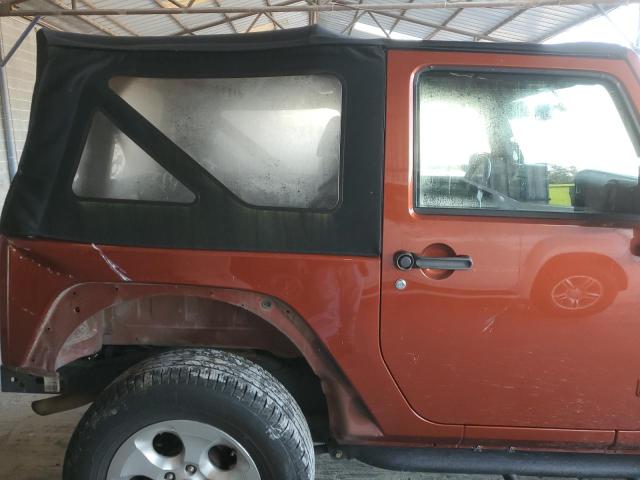 1C4AJWAG3EL284102 - 2014 JEEP WRANGLER SPORT ORANGE photo 10