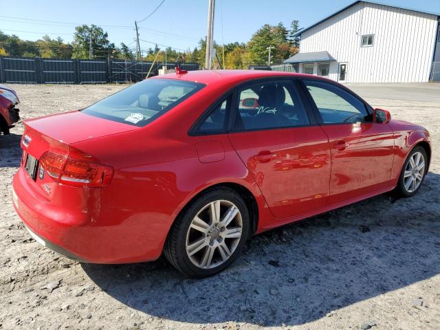 WAUKFAFL4CN002580 - 2012 AUDI A4 PRESTIGE RED photo 3