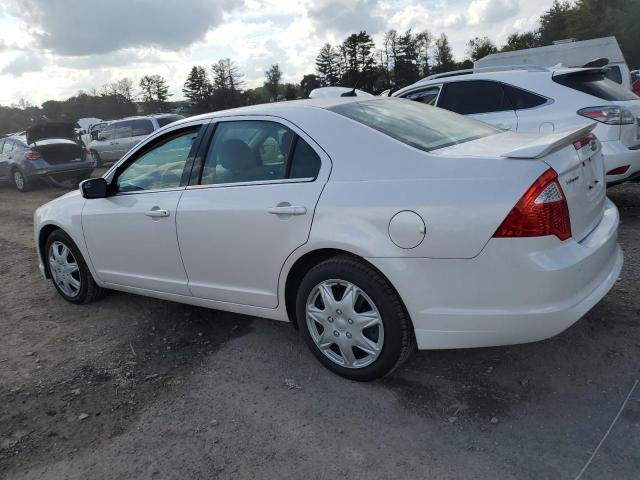 3FAHP0HA8BR125705 - 2011 FORD FUSION SE WHITE photo 2