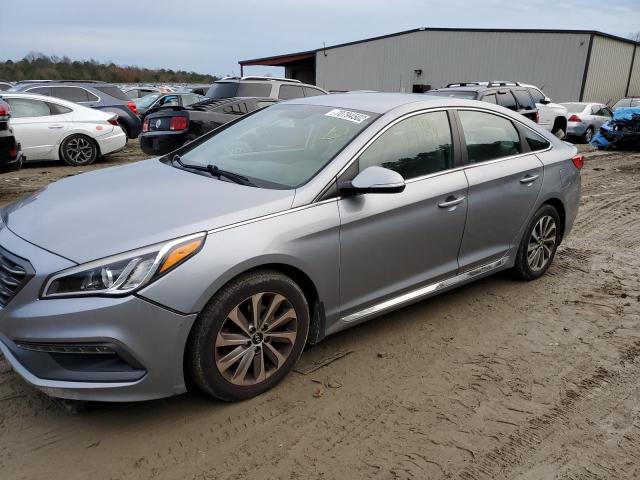 5NPE34AF5GH421412 - 2016 HYUNDAI SONATA SPORT GRAY photo 1