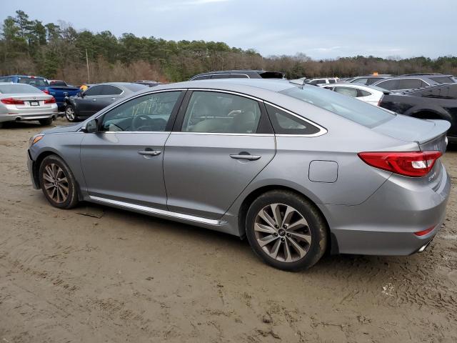 5NPE34AF5GH421412 - 2016 HYUNDAI SONATA SPORT GRAY photo 2