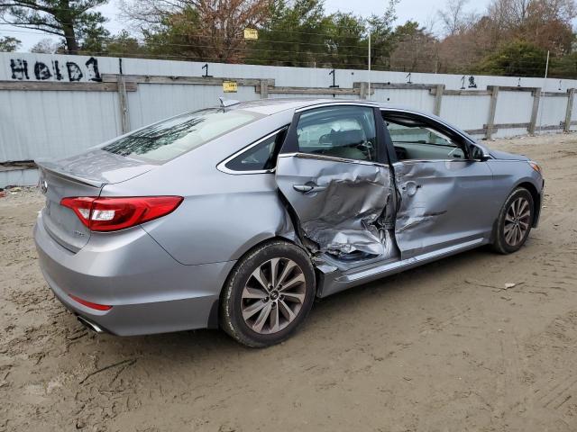 5NPE34AF5GH421412 - 2016 HYUNDAI SONATA SPORT GRAY photo 3