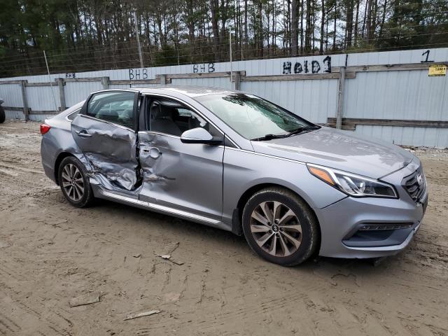 5NPE34AF5GH421412 - 2016 HYUNDAI SONATA SPORT GRAY photo 4