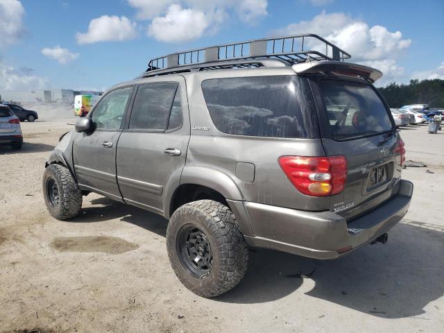 5TDBT48A64S215888 - 2004 TOYOTA SEQUOIA LIMITED GRAY photo 2