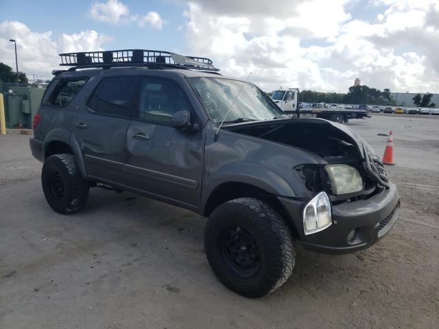 5TDBT48A64S215888 - 2004 TOYOTA SEQUOIA LIMITED GRAY photo 4