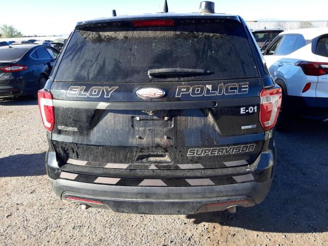 1FM5K8AR0GGB43457 - 2016 FORD EXPLORER POLICE INTERCEPTOR BLACK photo 6