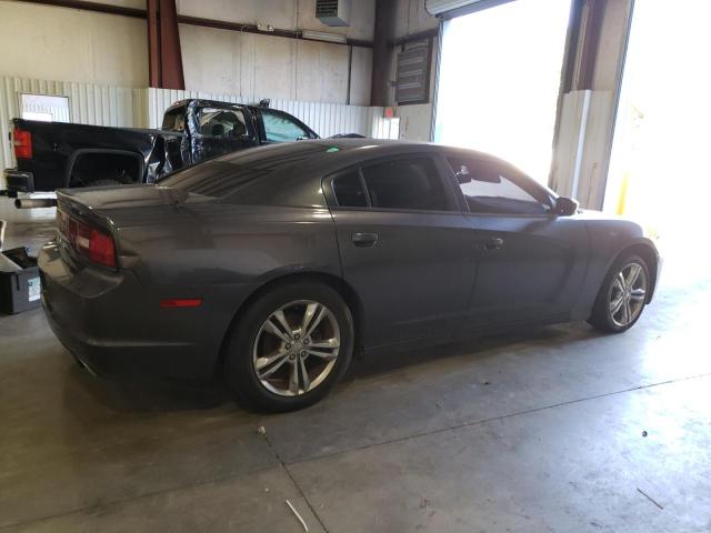 2C3CDXFG2DH568416 - 2013 DODGE CHARGER V6 GRAY photo 3