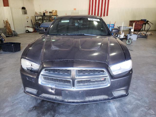 2C3CDXFG2DH568416 - 2013 DODGE CHARGER V6 GRAY photo 5