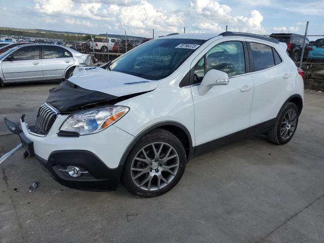 KL4CJ1SM3GB632337 - 2016 BUICK ENCORE SPORT TOURING WHITE photo 1