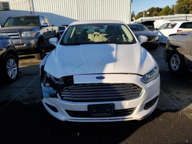 3FA6P0LU6ER202486 - 2014 FORD FUSION SE HYBRID WHITE photo 5