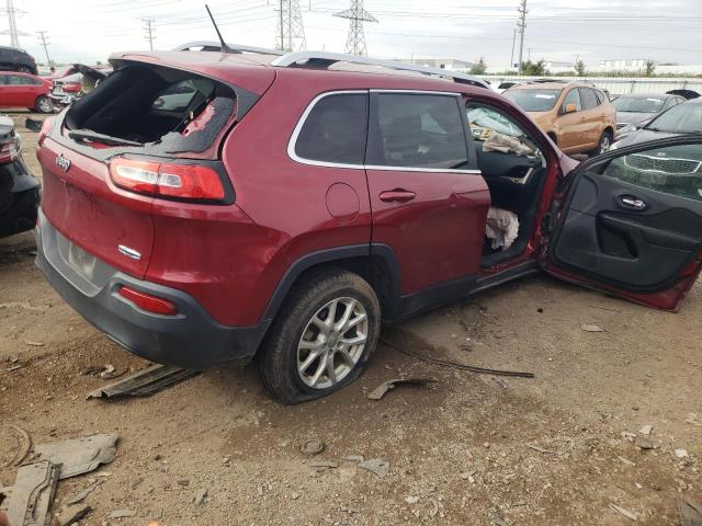 1C4PJLCB5FW628698 - 2015 JEEP CHEROKEE LATITUDE RED photo 3