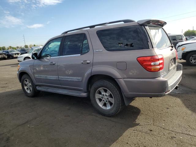 5TDZT38A42S095479 - 2002 TOYOTA SEQUOIA LIMITED GRAY photo 2