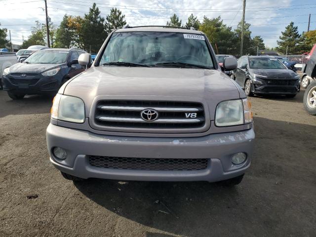 5TDZT38A42S095479 - 2002 TOYOTA SEQUOIA LIMITED GRAY photo 5