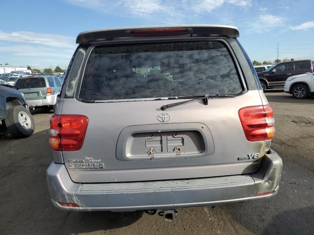 5TDZT38A42S095479 - 2002 TOYOTA SEQUOIA LIMITED GRAY photo 6