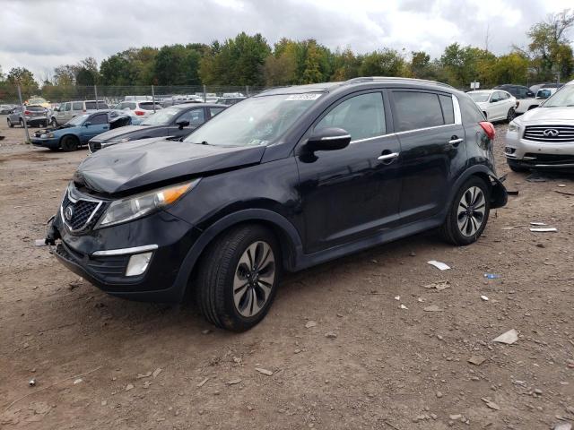 KNDPC3A66B7112127 - 2011 KIA SPORTAGE EX BLACK photo 1