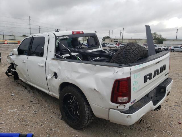 1C6RR7MT8JS159419 - 2018 RAM 1500 SPORT WHITE photo 2