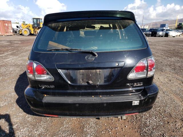 JTJGF10U010103410 - 2001 LEXUS RX 300 BLACK photo 6