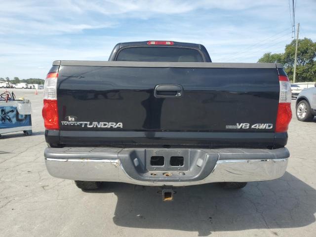 5TBDT44176S552046 - 2006 TOYOTA TUNDRA DOUBLE CAB SR5 BLACK photo 6