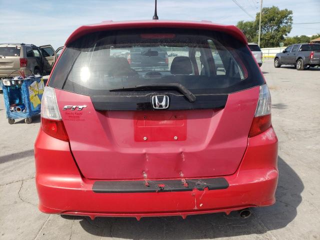 JHMGE88479S055924 - 2009 HONDA FIT SPORT RED photo 6