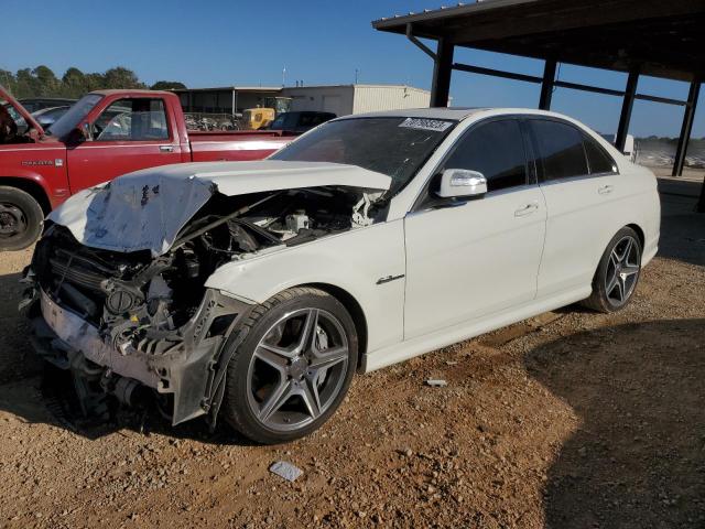 WDDGF77X99F227597 - 2009 MERCEDES-BENZ C 63 AMG WHITE photo 1