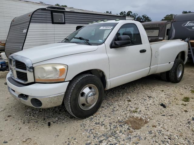 3D7ML46C46G111436 - 2006 DODGE RAM 3500 SLT WHITE photo 1