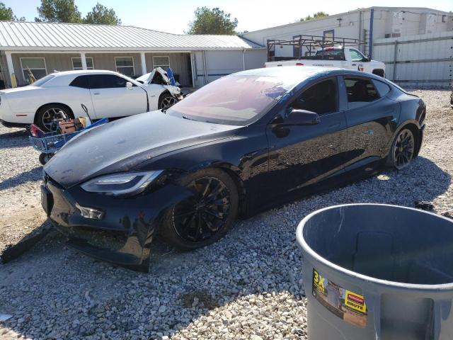 5YJSA1E18HF212672 - 2017 TESLA MODEL S შავი ფოტო 1