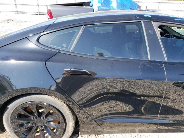 5YJSA1E18HF212672 - 2017 TESLA MODEL S შავი ფოტო 10