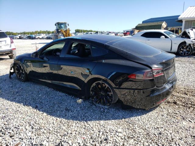 5YJSA1E18HF212672 - 2017 TESLA MODEL S შავი ფოტო 2