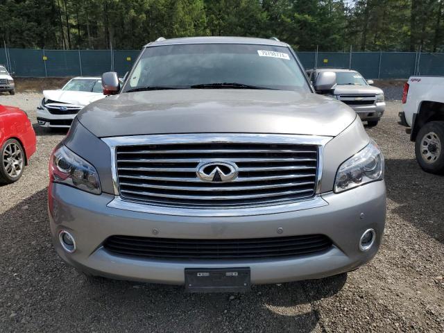 JN8AZ2NE5E9066898 - 2014 INFINITI QX80 GRAY photo 5