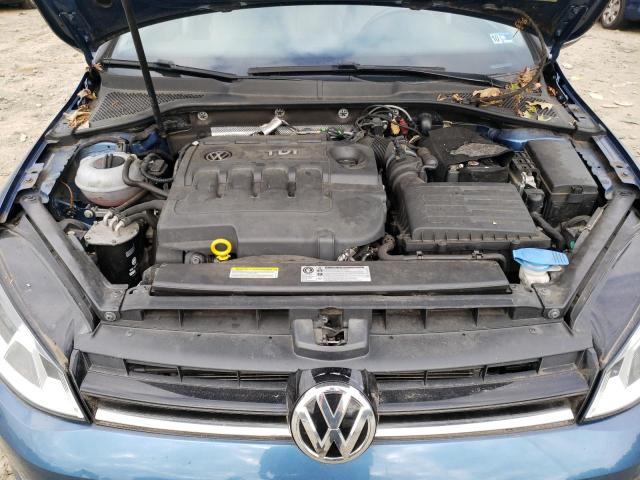 3VWFA7AU7FM514433 - 2015 VOLKSWAGEN GOLF SPORT TDI S BLUE photo 11