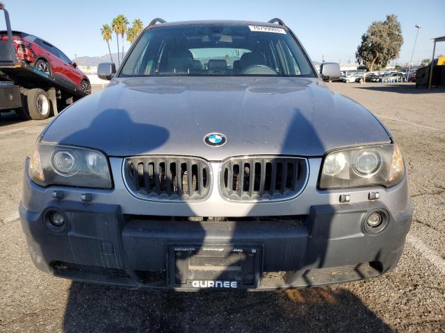 WBXPA73444WB22162 - 2004 BMW X3 2.5I GRAY photo 5