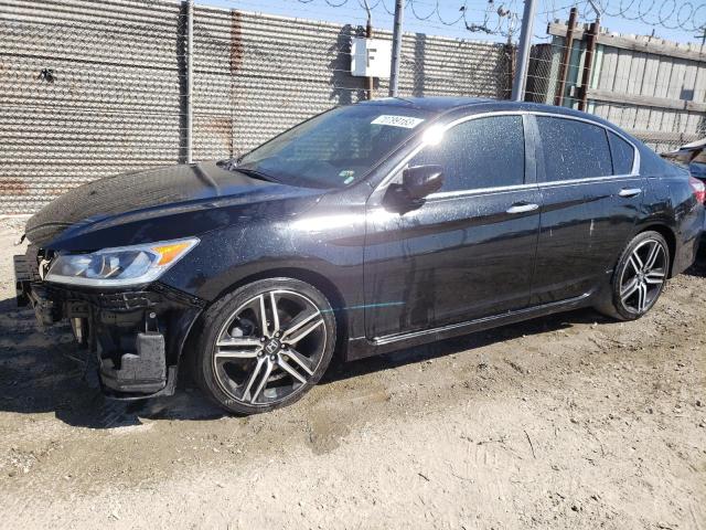 1HGCR2F5XHA287338 - 2017 HONDA ACCORD SPORT BLACK photo 1