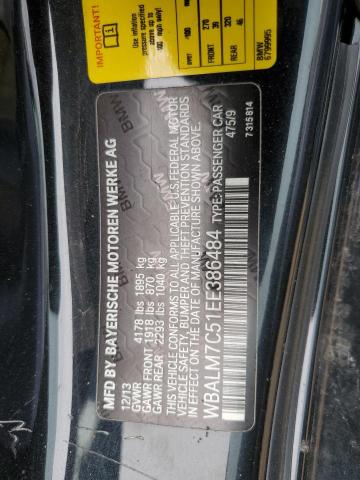 WBALM7C51EE386484 - 2014 BMW Z4 SDRIVE35I BLACK photo 12