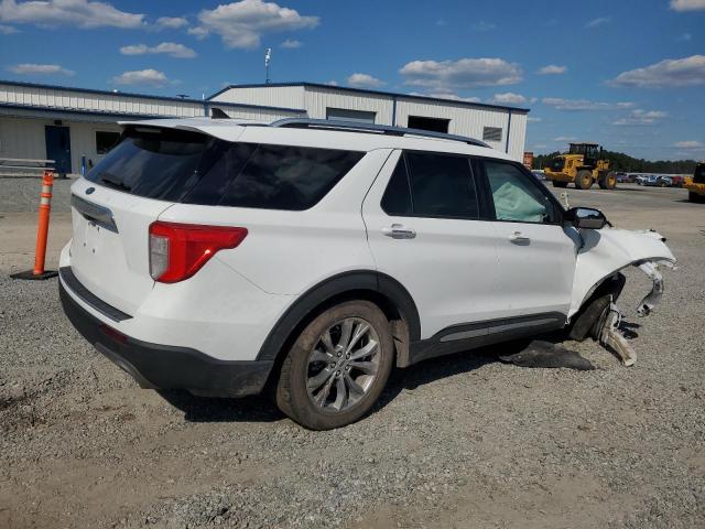 1FMSK7FH4NGA56235 - 2022 FORD EXPLORER LIMITED WHITE photo 3
