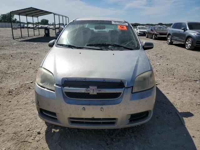 KL1TD56607B115326 - 2007 CHEVROLET AVEO BASE SILVER photo 5
