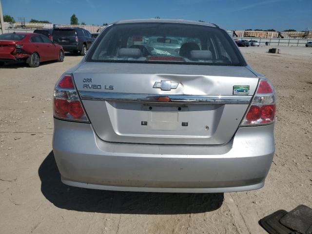 KL1TD56607B115326 - 2007 CHEVROLET AVEO BASE SILVER photo 6