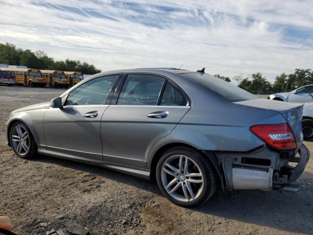 WDDGF8BB1CR223874 - 2012 MERCEDES-BENZ C 300 4MATIC SILVER photo 2