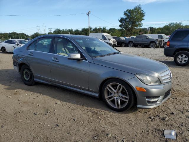 WDDGF8BB1CR223874 - 2012 MERCEDES-BENZ C 300 4MATIC SILVER photo 4