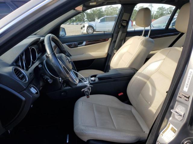 WDDGF8BB1CR223874 - 2012 MERCEDES-BENZ C 300 4MATIC SILVER photo 7