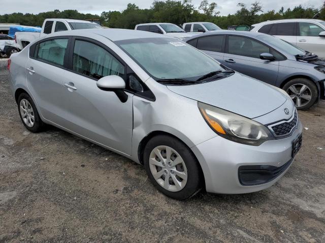 KNADN4A34C6083529 - 2012 KIA RIO EX SILVER photo 4