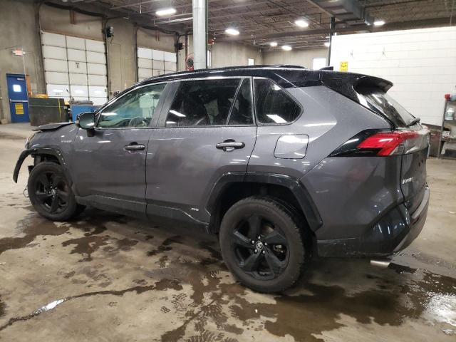 JTMEWRFVXLJ029595 - 2020 TOYOTA RAV4 XSE CHARCOAL photo 2