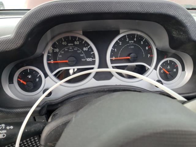 1J4FA54108L535535 - 2008 JEEP WRANGLER SAHARA RED photo 9